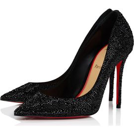Christian Louboutin Christian Louboutin La Pigalle Strass Pointed Toe Pump