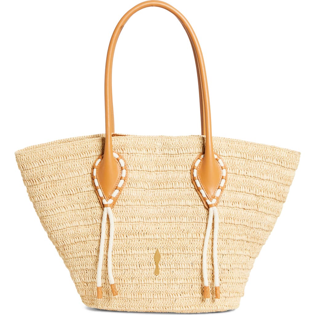 Christian Louboutin Christian Louboutin Large Woven Raffia Basket Tote
