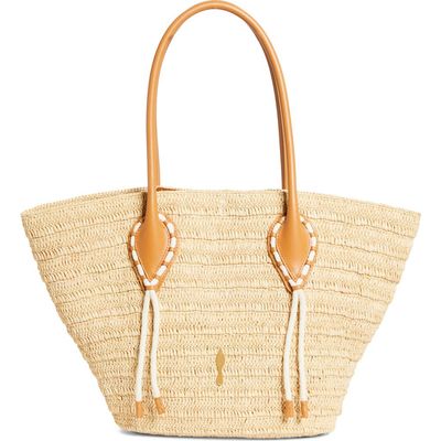 Christian Louboutin Christian Louboutin Large Woven Raffia Basket Tote