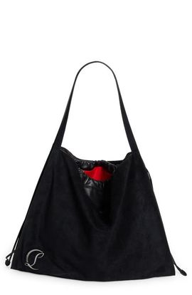Christian Louboutin Christian Louboutin Le 54 Suede Drawstring Tote