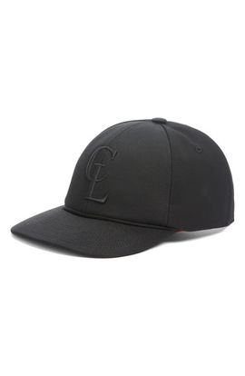 Christian Louboutin Christian Louboutin Logo Embroidered Cotton Baseball Cap
