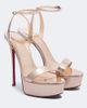 Christian Louboutin Christian Louboutin Loubi Queen Alta leather platform sandals - 1
