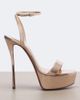 Christian Louboutin Christian Louboutin Loubi Queen Alta leather platform sandals - 5