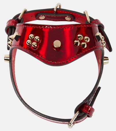 Christian Louboutin Christian Louboutin Loubiharness embellished leather dog harness