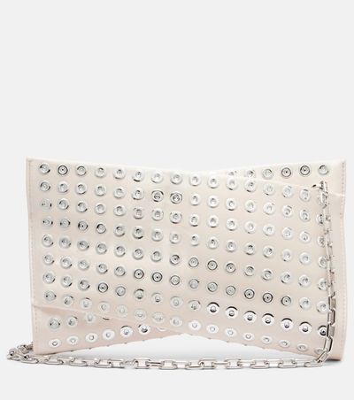 Christian Louboutin Christian Louboutin Loubitwist Small crystal-embellished clutch