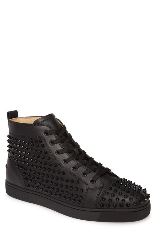 Christian Louboutin Christian Louboutin Louis Allover Spikes High Top Sneaker