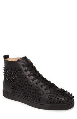 Christian Louboutin Christian Louboutin Louis Allover Spikes High Top Sneaker