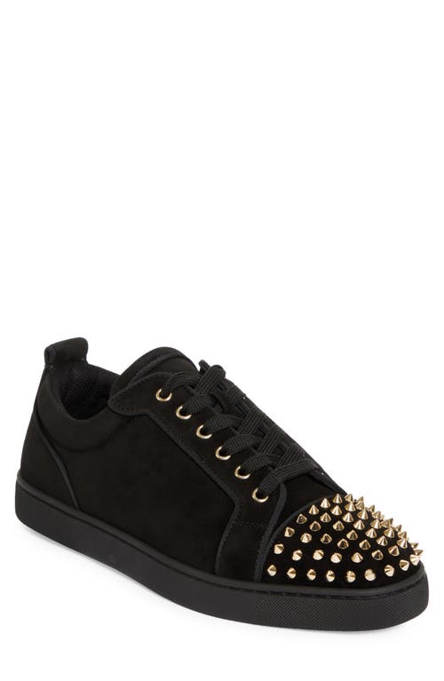 Christian Louboutin Christian Louboutin Louis Junior Spikes Orlato Suede Sneaker