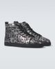 Christian Louboutin Christian Louboutin Louis printed leather high-top sneakers - 5