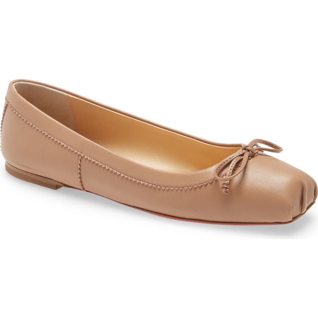 Christian Louboutin Christian Louboutin Mamadrague Square Toe Ballet Flat