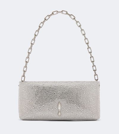 Christian Louboutin Christian Louboutin Maykimay Small embellished satin clutch
