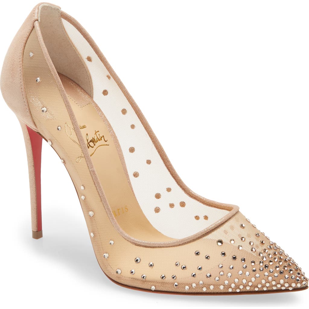 Christian Louboutin Christian Louboutin Mini Glitter Follies Strass Pump