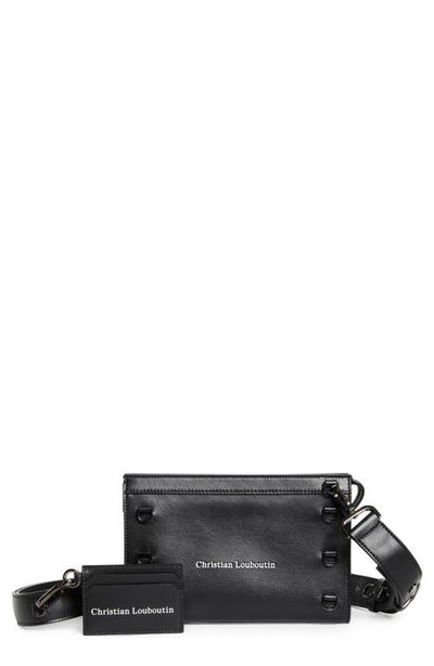 Christian Louboutin Christian Louboutin Mini Kosmica Calfskin Leather Crossbody Bag