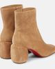Christian Louboutin Christian Louboutin Minny Booty 70 suede ankle boots - 2