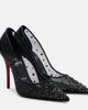 Christian Louboutin Christian Louboutin Miss Z 100 embellished mesh pumps - 1