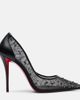 Christian Louboutin Christian Louboutin Miss Z 100 embellished mesh pumps - 6