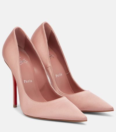 Christian Louboutin Christian Louboutin Miss Z 120 crÃªpe satin pumps