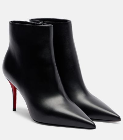 Christian Louboutin Christian Louboutin Miss Z 80 leather ankle boots