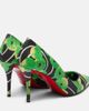 Christian Louboutin Christian Louboutin Miss Z 80 printed satin pumps - 2