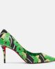 Christian Louboutin Christian Louboutin Miss Z 80 printed satin pumps - 4