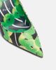 Christian Louboutin Christian Louboutin Miss Z 80 printed satin pumps - 5