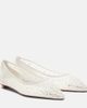 Christian Louboutin Christian Louboutin Miss Z Degrastrassina Perla mesh flats - 1