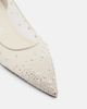 Christian Louboutin Christian Louboutin Miss Z Degrastrassina Perla mesh flats - 7