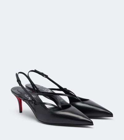 Christian Louboutin Christian Louboutin Miss Z leather slingback pumps