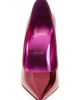 Christian Louboutin Christian Louboutin Miss Z Metallic Leather Pump - 4
