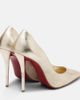 Christian Louboutin Christian Louboutin Miss Z metallic leather pumps - 2
