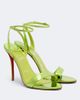Christian Louboutin Christian Louboutin Miss Z mirrored leather sandals - 1