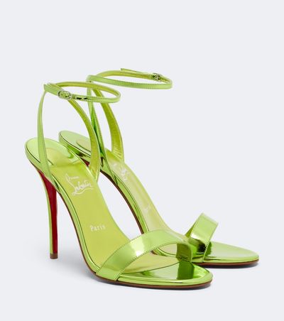 Christian Louboutin Christian Louboutin Miss Z mirrored leather sandals