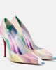Christian Louboutin Christian Louboutin Miss Z printed patent leather pumps - 1