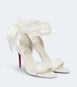 Christian Louboutin Christian Louboutin Miss Z Sandal Du Désert crêpe satin sandals