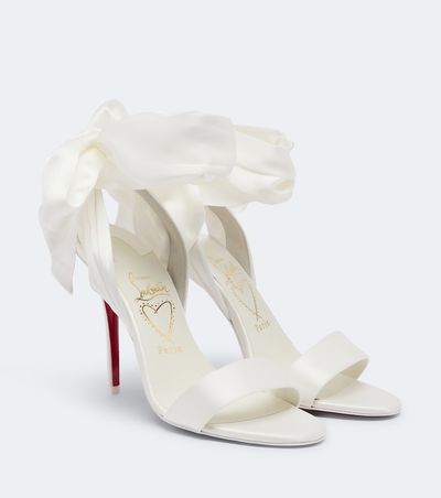 Christian Louboutin Christian Louboutin Miss Z Sandal Du Désert crêpe satin sandals