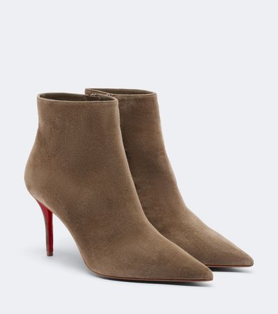 Christian Louboutin Christian Louboutin Miss Z suede ankle boots