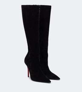 Christian Louboutin Christian Louboutin Miss Z suede knee-high boots