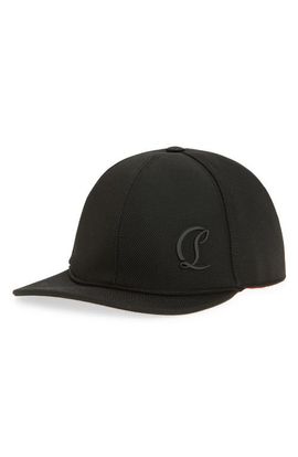Christian Louboutin Christian Louboutin Mooncrest Active Monogram Canvas Baseball Cap