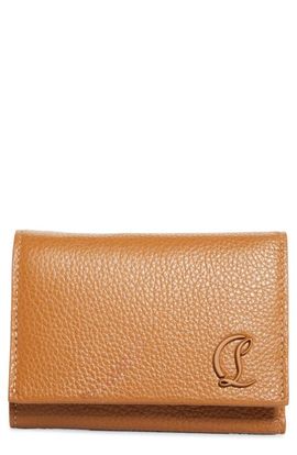 Christian Louboutin Christian Louboutin Mooncrest Compact Leather Trifold Wallet