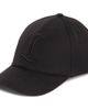 Christian Louboutin Christian Louboutin Mooncrest Embroidered Monogram Cotton Canvas Baseball Cap - 1