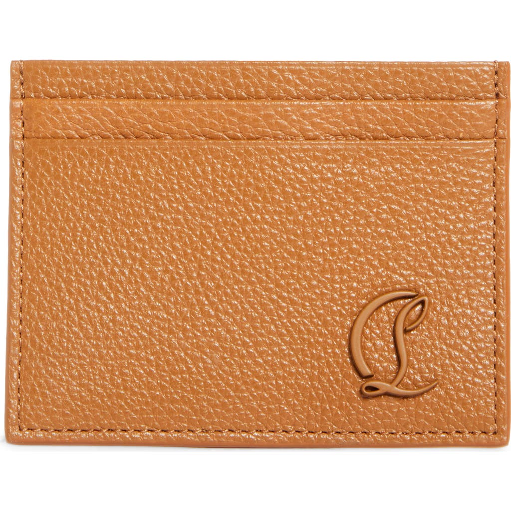 Christian Louboutin Christian Louboutin Mooncrest Grained Leather Card Case