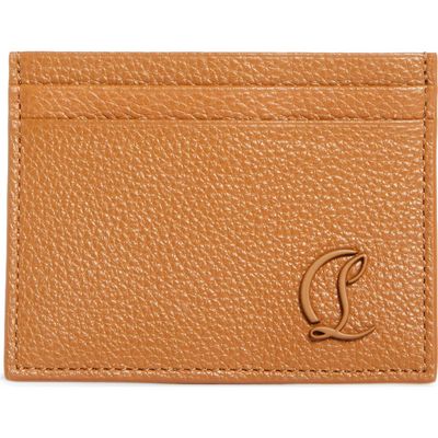 Christian Louboutin Christian Louboutin Mooncrest Grained Leather Card Case
