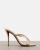 Christian Louboutin Christian Louboutin Mulazee Cross metallic leather sandals - 5