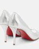 Christian Louboutin Christian Louboutin Open Apostropha 80 metallic leather pumps - 3