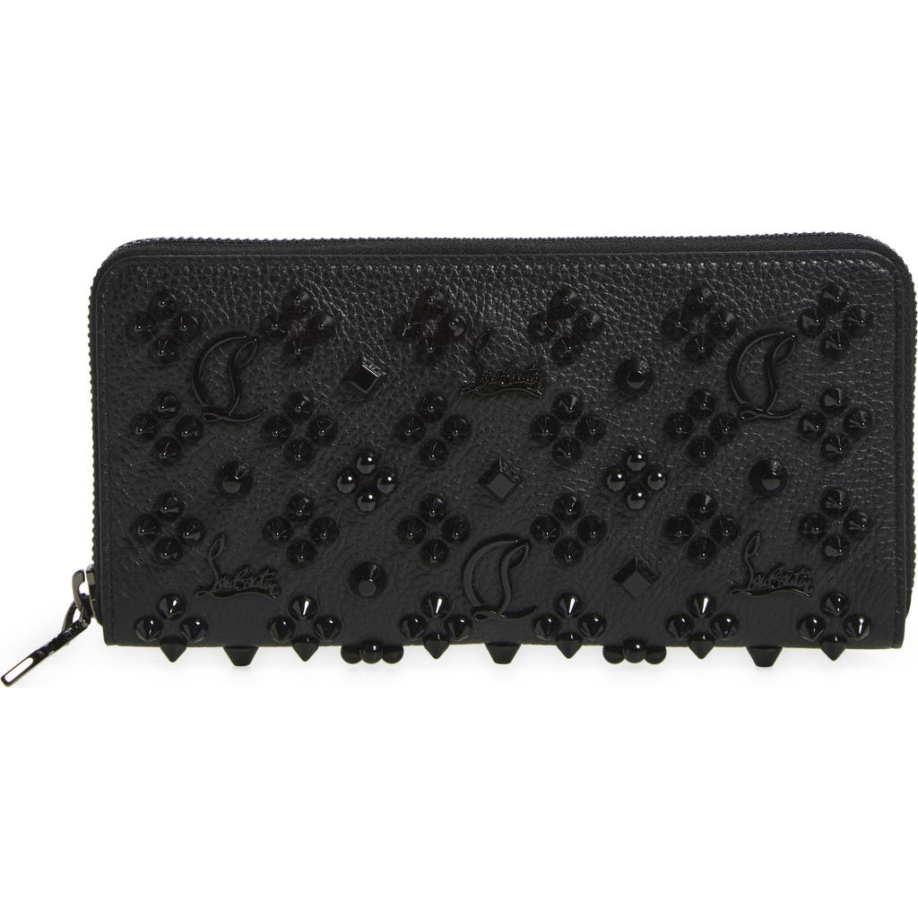 Christian Louboutin Christian Louboutin Panettone Spiked Calfskin Wallet