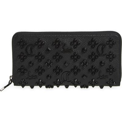 Christian Louboutin Christian Louboutin Panettone Spiked Calfskin Wallet