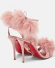 Christian Louboutin Christian Louboutin Patapompom 100 crêpe satin sandals - 2