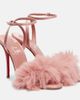 Christian Louboutin Christian Louboutin Patchoulina 100 crêpe satin sandals - 1