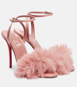 Christian Louboutin Christian Louboutin Patchoulina 100 crêpe satin sandals