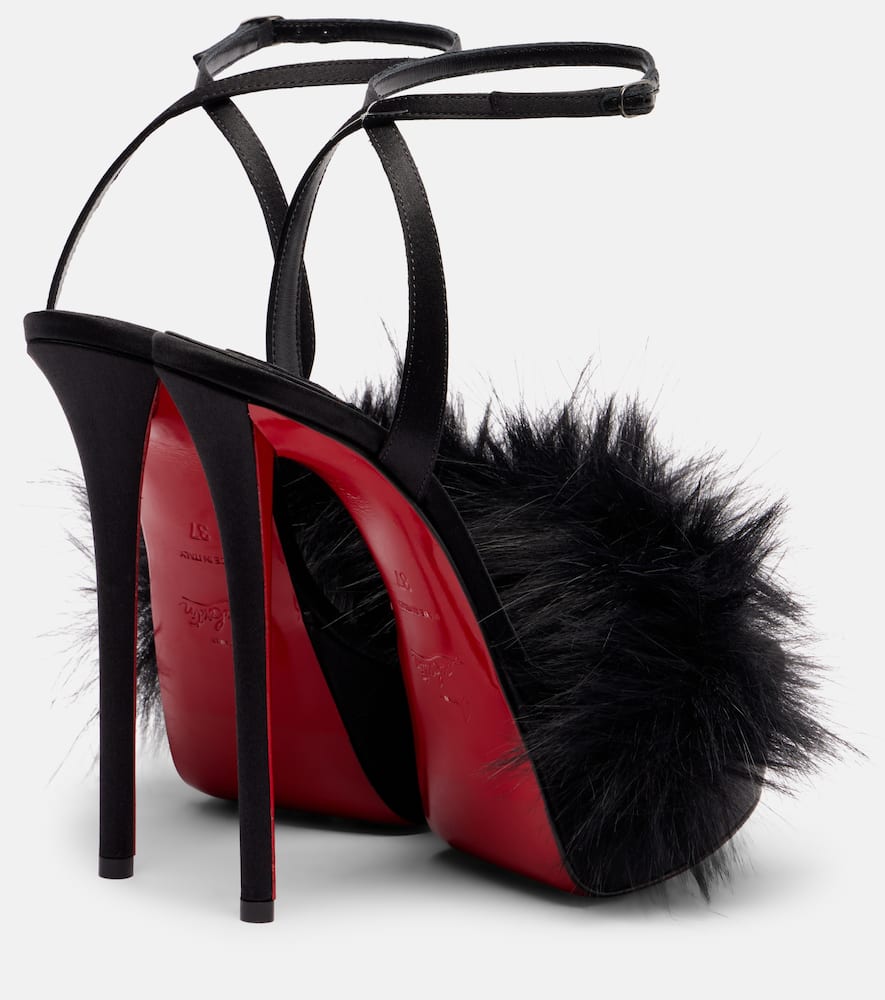 Christian Louboutin - Patchoulina Alta 160 crÃªpe satin sandals